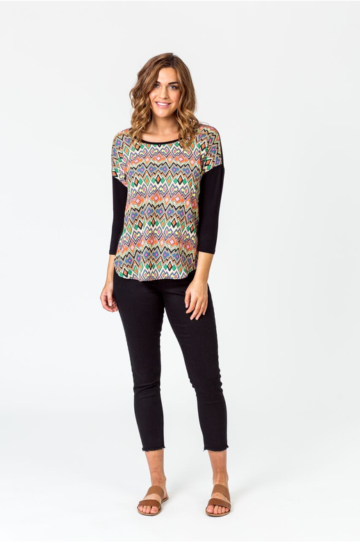 Classified Top Luxe Aztec