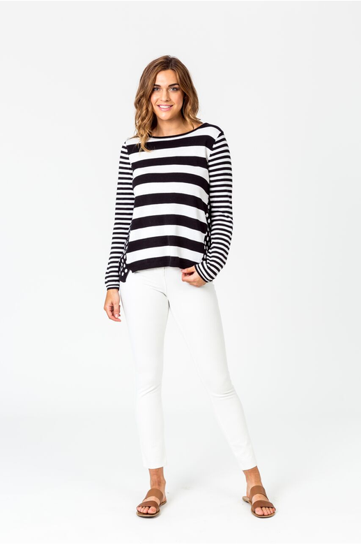 Classified Knit Spot Stripe