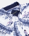 Tarocash Shirt S/S Key Largo Flamingo Print