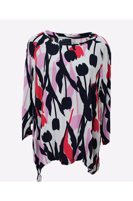 Preen Top 3/4 Sleeve Raglan Tulips