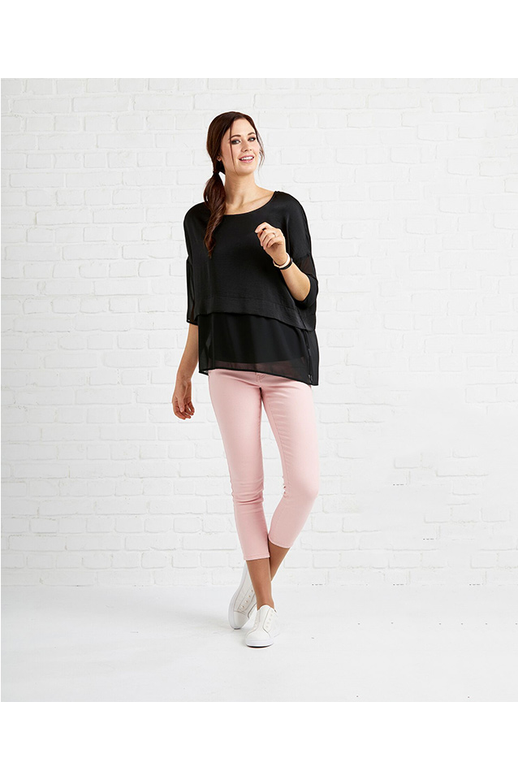 Foil Top Layer L/S Satin