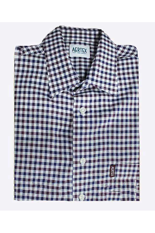 Aertex Shirt S/S Mid Check