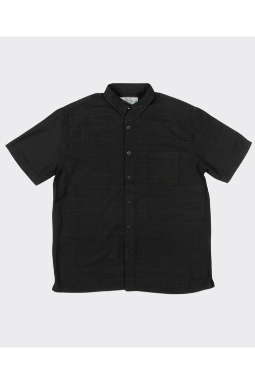 Kingston Grange Shirt S/S Bamboo Black