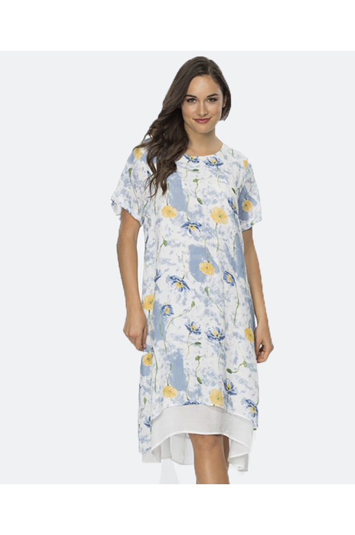 Clarity Dress Layered Floral