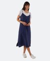 Elm Dress Strap Stripe Linen