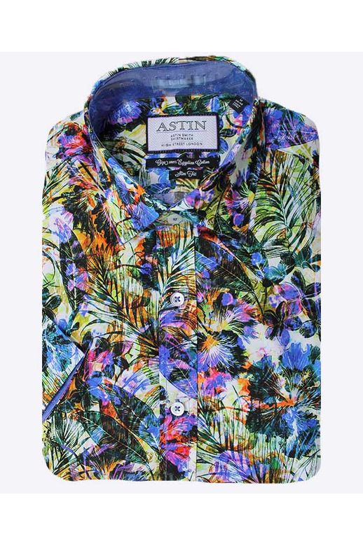 Astin Shirt S/S Hawaii Print