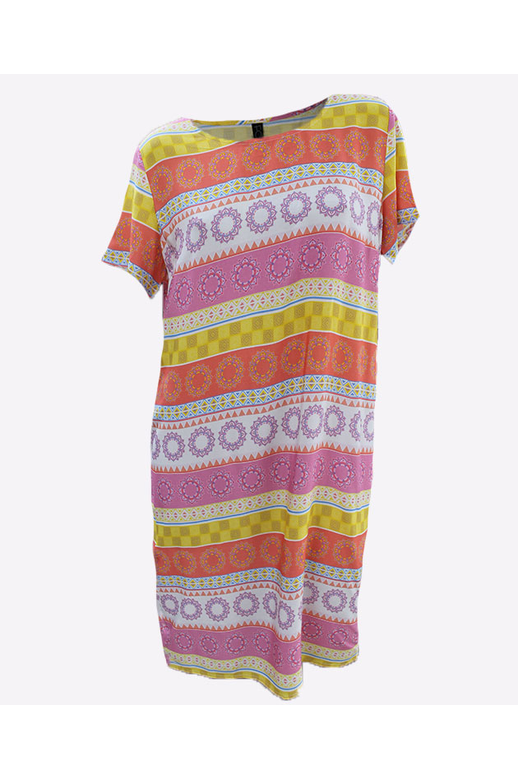 Foil Dress S/S Print