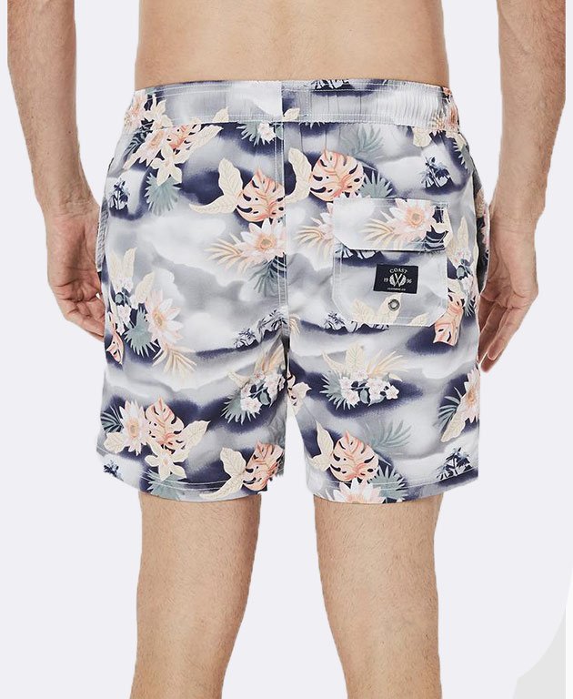 Coast Board Shorts Airbrush Hawaiian - Men's Shorts | Yarntons | Free ...