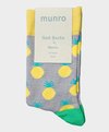 Munro God Socks Pineapple Yellow