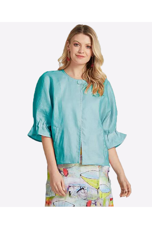 Newport Jacket Charlotte Linen Women's Jackets & Vests Yarntons